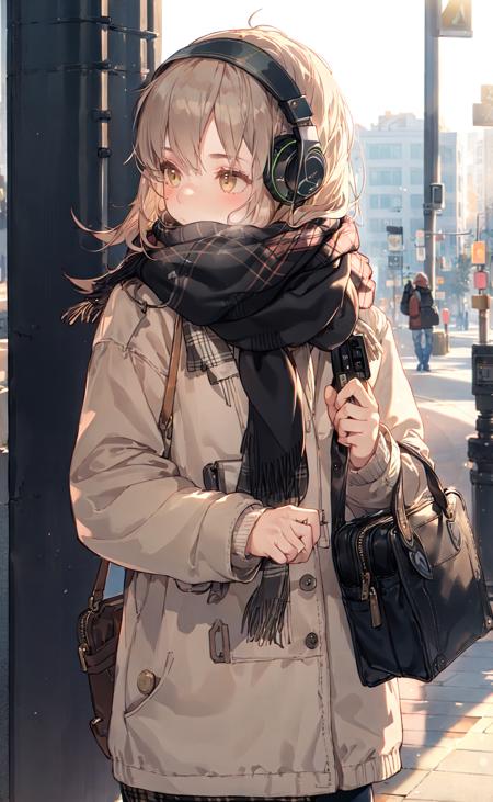 124064-1453886387-casual photography, girl listening to music, headphones, scarf, bag, park, warm soft lighting.png